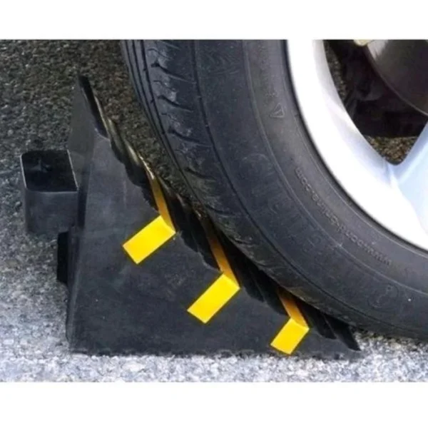 RUBBER WHEEL CHOCK KARET GANJALAN BAN TRUCK BODY BESAR 1KG 3KG 6KG 9KG