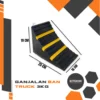 RUBBER WHEEL CHOCK KARET GANJALAN BAN TRUCK BODY BESAR 1KG 3KG 6KG 9KG